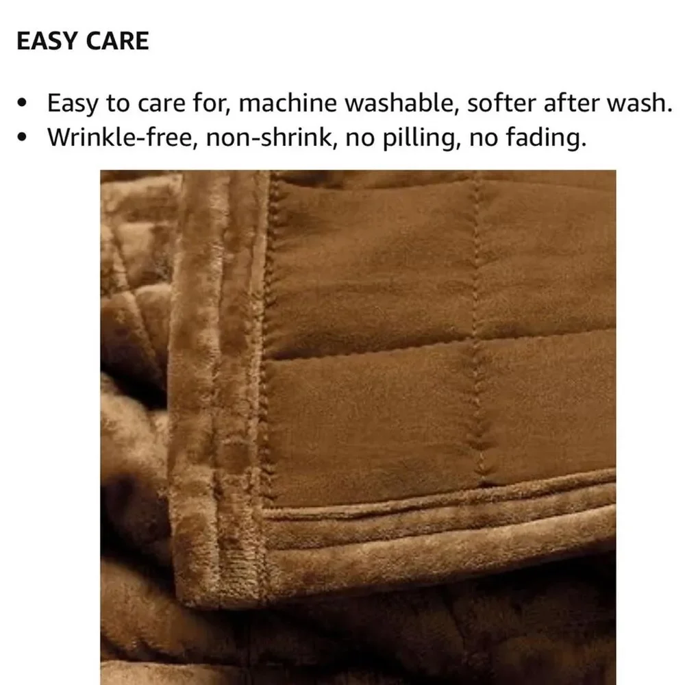 Rust Amber Velvet Queen Quilt Set Coverlet Luxury Bedding Comforter Shams NEW